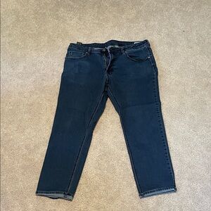 Adam Dark Blue Straight Jeans
